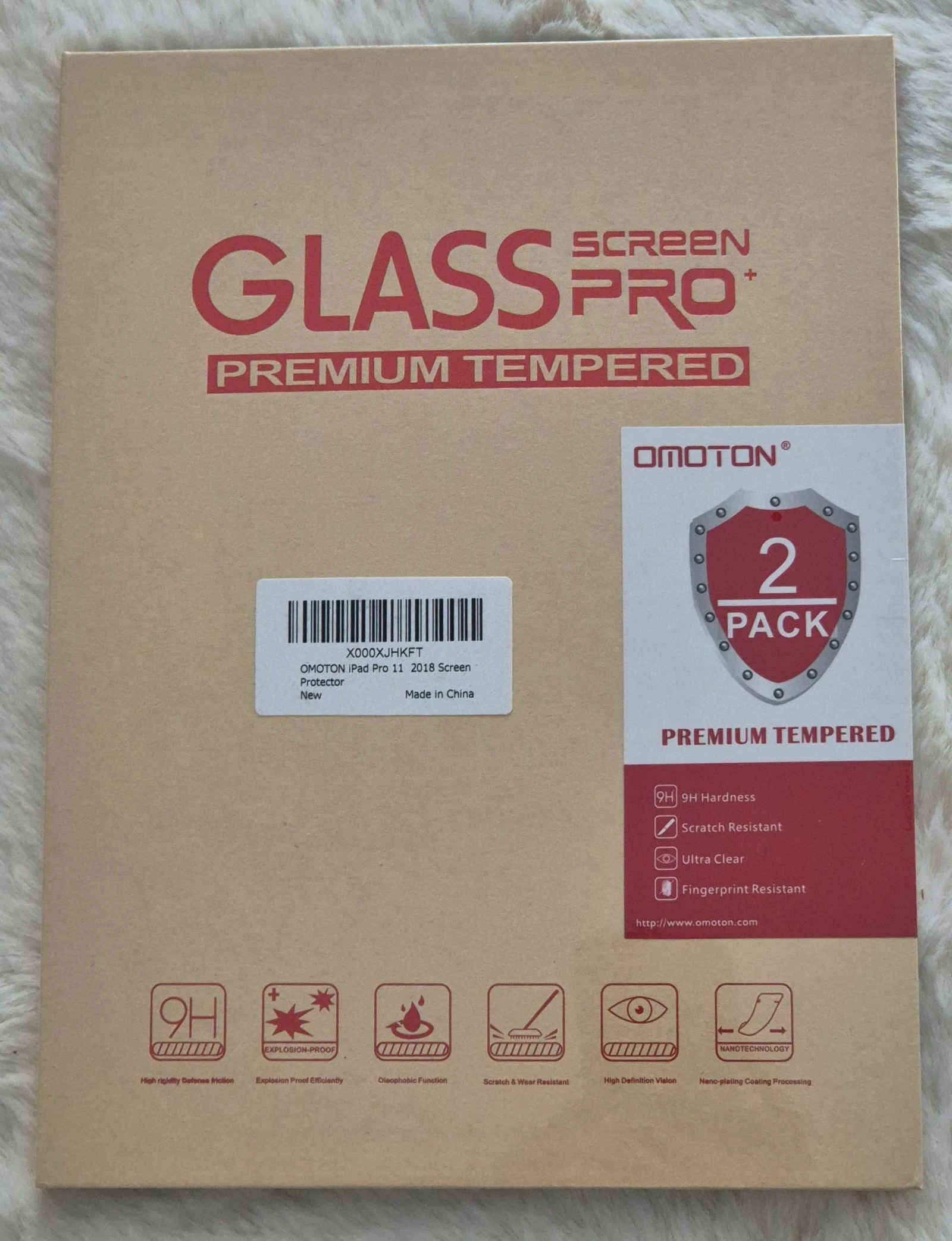 Protection d'écran en verre trempé ipad pro 11 2018